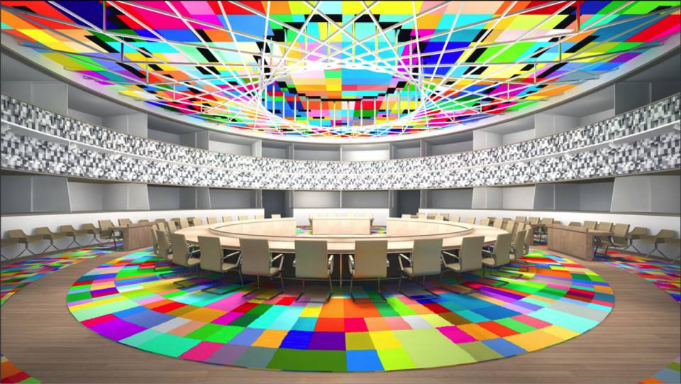 Salle de réunion des chefs d'état - Conseil Européen